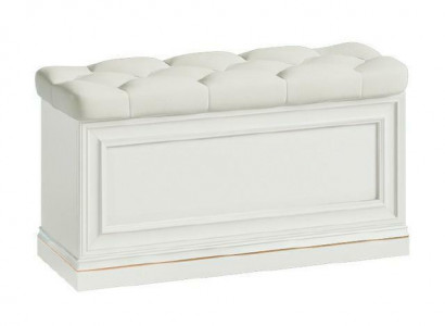 Pouf Ottoman Bench Chest Real Leather Box Cupboard Walk-in Wardrobe New